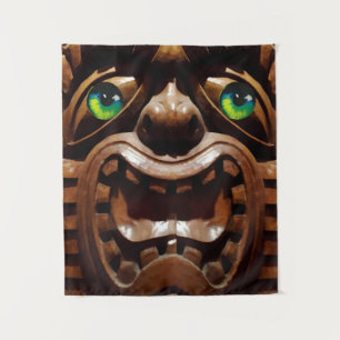Tapiz Una terraza tiki - Ken Gage Art