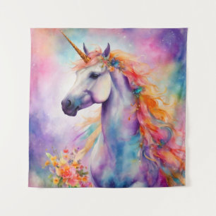 Tapiz Unicornio de color Pastel