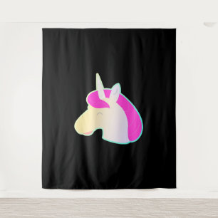 Tapiz ¡unicornio de estilo comico!