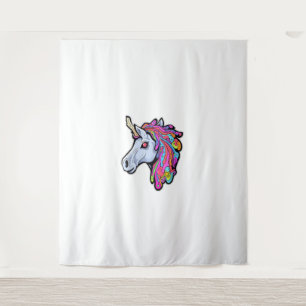 Tapiz Unicornio Punk Divertido Irónico Cool Unicornio Ro