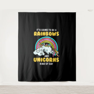 Tapiz Unicornio Va A Ser Un Río Y Unicornios