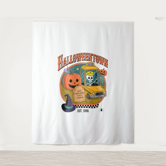 Tapiz Universidad Pumpkin Halloweentown (Anverso)