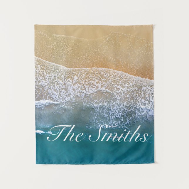 Tapiz Uno con la playa (Anverso)