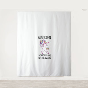 Tapiz Unticornio de unicornio como tía normal