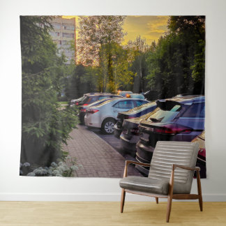 Tapiz Urban Dusk Tapestry by Sotnichenko – Customizable