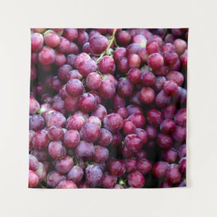 Tapiz Uvas De Vino Rojo: Fondo Lusoso.