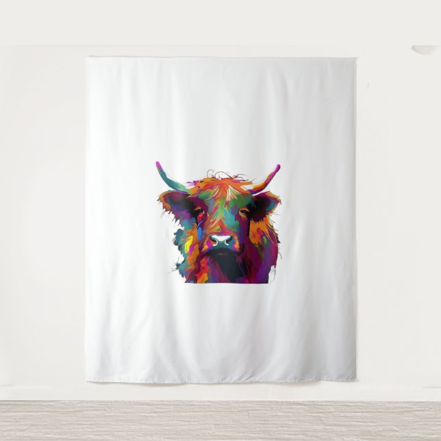 Tapiz Vaca Friesia Holstein - Vaca Cuta - Regalo Para Va (Anverso)