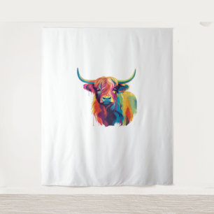 Tapiz Vaca Guay en la camiseta clásica Meadow