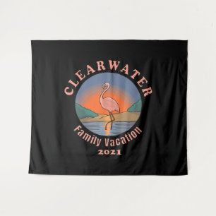 Tapiz Vacaciones de Flamenco Clearwater 2021 Flamenco