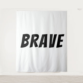 Tapiz Valiente Motivacional Inspirador
