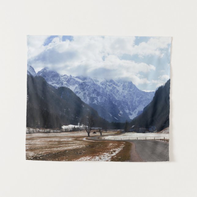 Tapiz Valle Logar de Eslovenia (Anverso (horizontal))