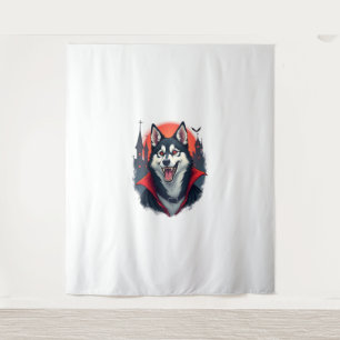 Tapiz Vampire Husky Bite