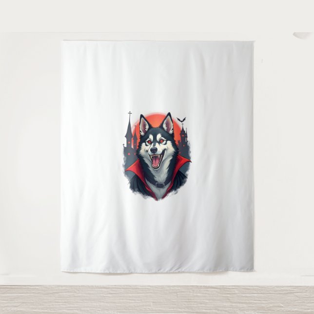 Tapiz Vampire Husky Bite (Anverso)