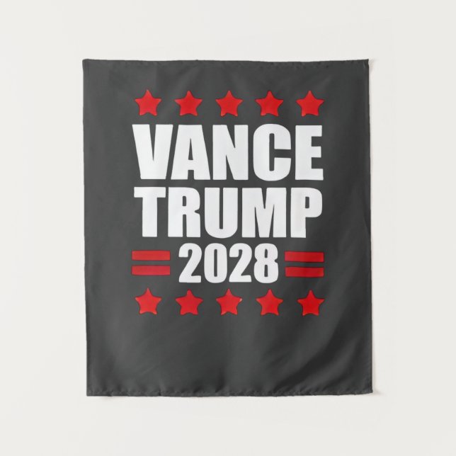 Tapiz Vance Trump elecciones presidenciales 2028 (Anverso)