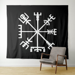 Tapiz Vegvísir (Brújula Vikinga)