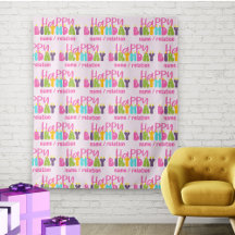Velas Coloridas Personalizadas de Cumpleaños Feliz