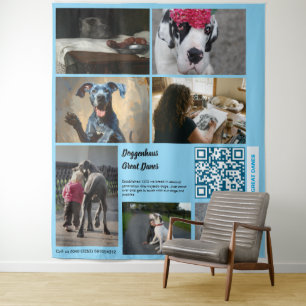 Tapiz Vender sus cachorros Banner de foto personalizada