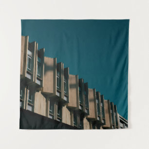 TAPIZ VENTANA DE MADERA MARRÓN ABIERTA