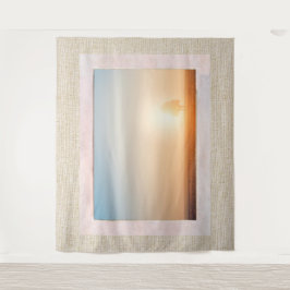 Tapiz Ventana de textura de línea natural con la vista