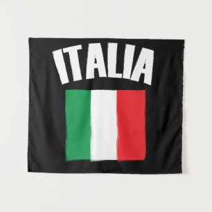 Tapiz Ventilador de la bandera italiana de Italia