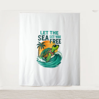 Tapiz Verano Guay - Vibes de tortugas marinas