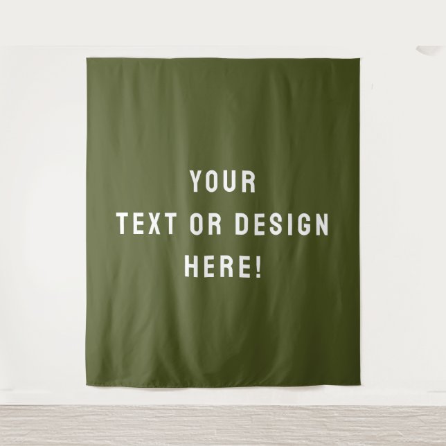 Tapiz verde clásico de Navidad para interiores aco (Anverso)