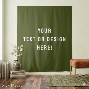 Tapiz verde clásico de Navidad para interiores aco