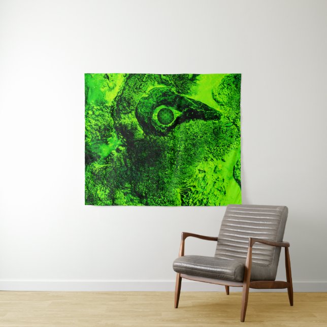 tapiz verde en perspectiva (In situ (horizontal))