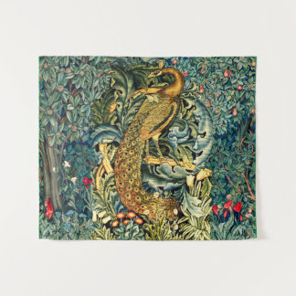 TAPIZ VERGÜENZA, ANIMALES FORESTALES, PICOR EN FLORAL VE