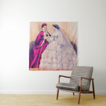 Vestido de novia de la placa de moda francesa de 1