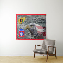 Tapiz "Veterano de Combate Afgano" - 82ª División Aérea