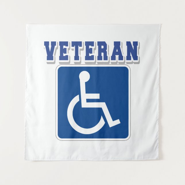 Tapiz Veterano discapacitado (Anverso)