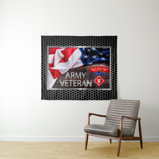 Tapiz Veterano Hardcore 20.ª Brigada de Ingenieros-Airbo (In situ (horizontal))