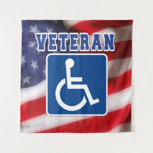 Tapiz Veteranos discapacitados de los Estados Unidos