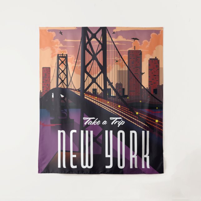 Tapiz Viajes A Nueva York (Anverso)