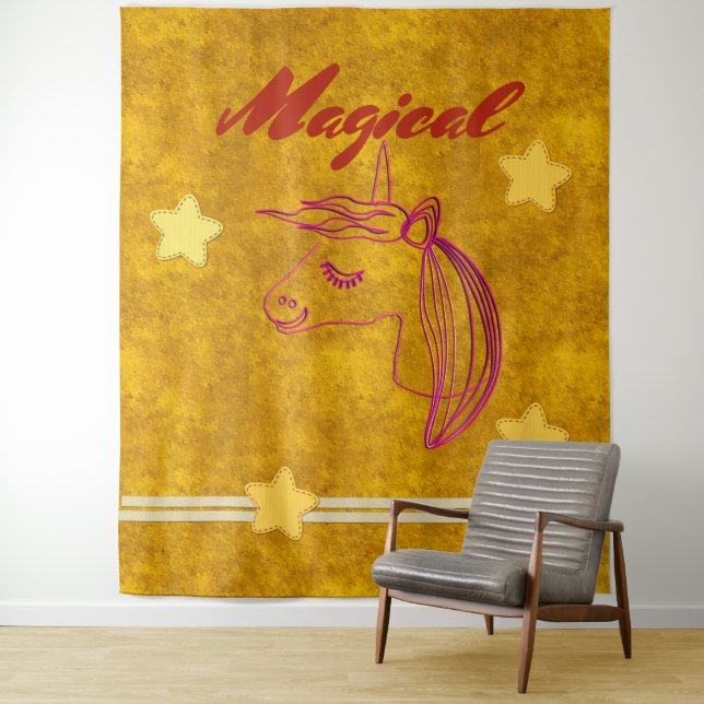 Tapiz Vibe de temporada de vacaciones de oro (In situ)