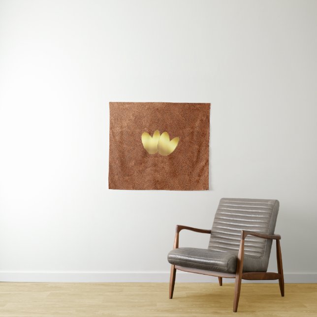 Tapiz Vibe de temporada de vacaciones de oro (In situ (horizontal))