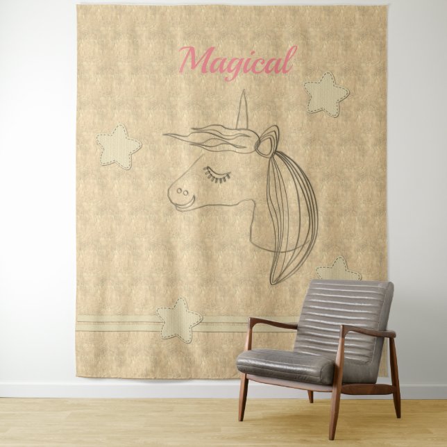 Tapiz Vibe de temporada de vacaciones de oro (In situ)