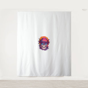 Tapiz Vibe Tropical Skull
