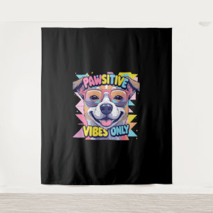 Tapiz Vibes Only Funny Dog T-Shirt - Perro Guay