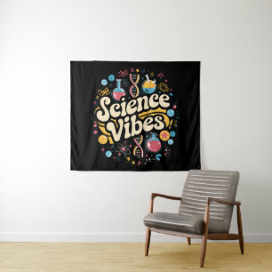 Tapiz Vibraciones Científicas Groovy Primer Día de Regre