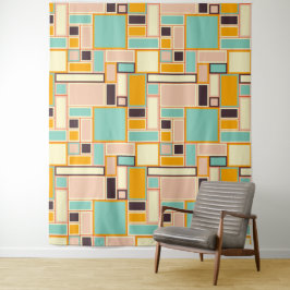 Tapiz Vibrant abstract pattern with rectangles