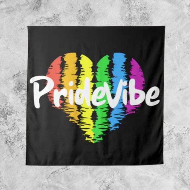 Tapiz Vibrante PrideVibe Tapestry: Abraza tu arcoiris H (Subido por el creador)
