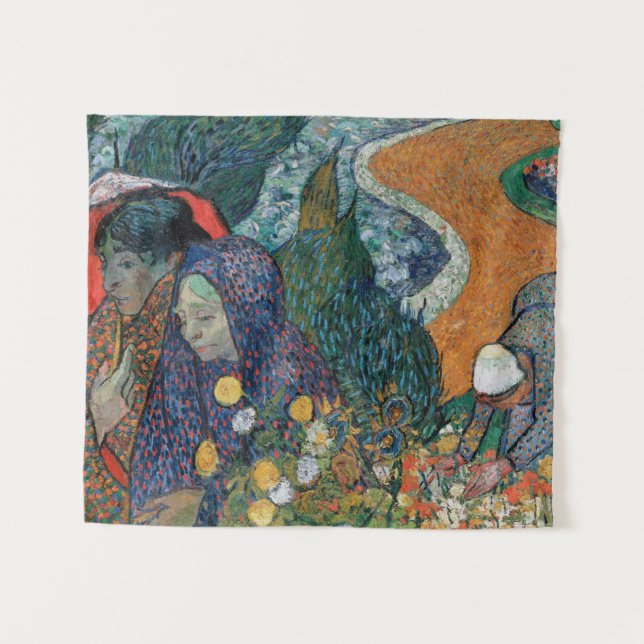 Tapiz Vicente van Gogh Damas de Arles Vintage (Anverso (horizontal))