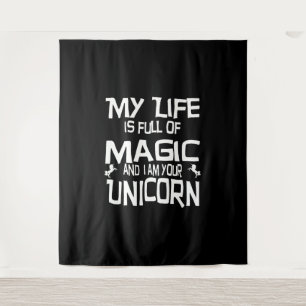 Tapiz vida en unicornio