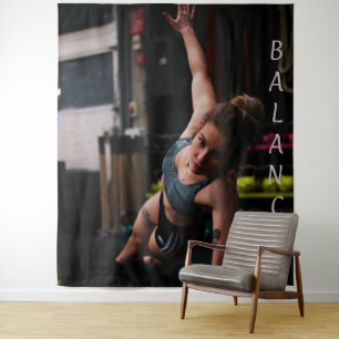 Tapiz Vida útil del balance de yoga