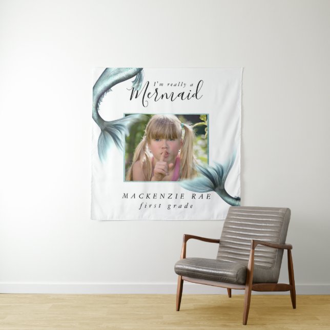 Tapiz #VidaDeSirena Soy Realmente una Sirena | Foto con  (In situ)