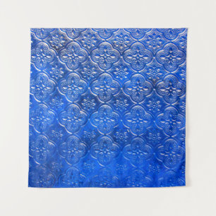 Tapiz Vidrio azul con patrón, vidrio, abstracto, 