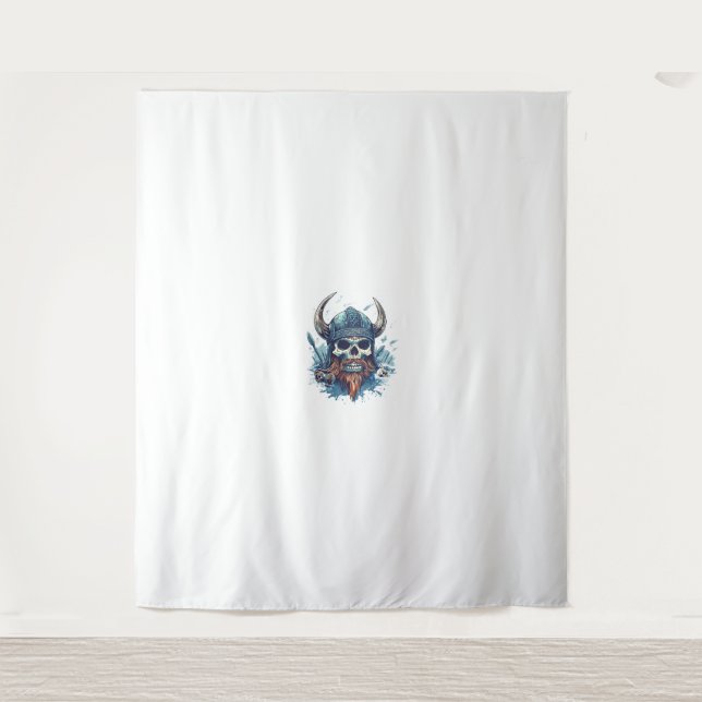 Tapiz Viking Skull Berserker (Anverso)