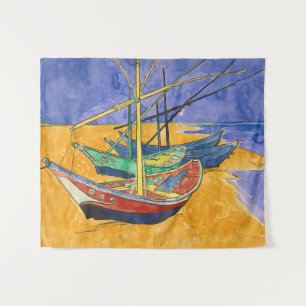 Tapiz Vincent van Gogh - Barcas de Pesca en la Playa
